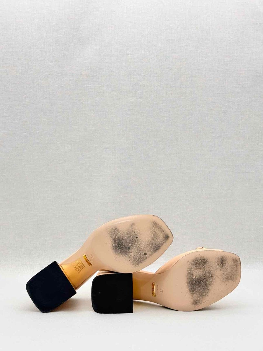 Pre-loved GUCCI Horsebit Pale Pink Size EU 38 Mules at Reems Closet