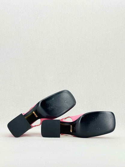 Pre - loved GUCCI Horsebit Pink Size EU 36.5 Slingbacks at Reems Closet