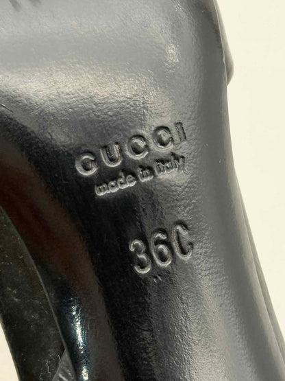 Pre - loved GUCCI Hysteria Black Size EU 36 Slingbacks at Reems Closet