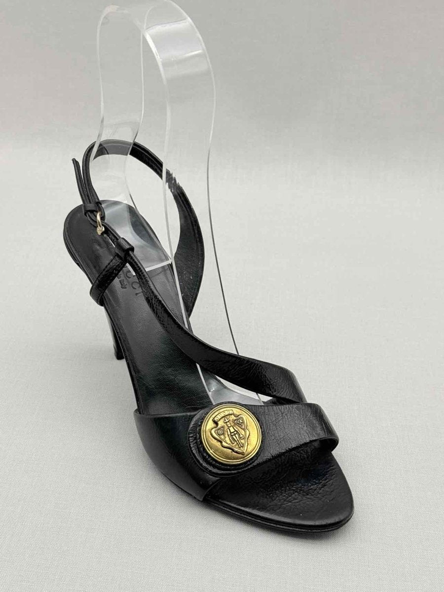 Pre - loved GUCCI Hysteria Black Size EU 36 Slingbacks at Reems Closet
