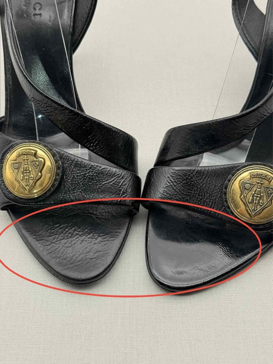 Pre - loved GUCCI Hysteria Black Size EU 36 Slingbacks at Reems Closet