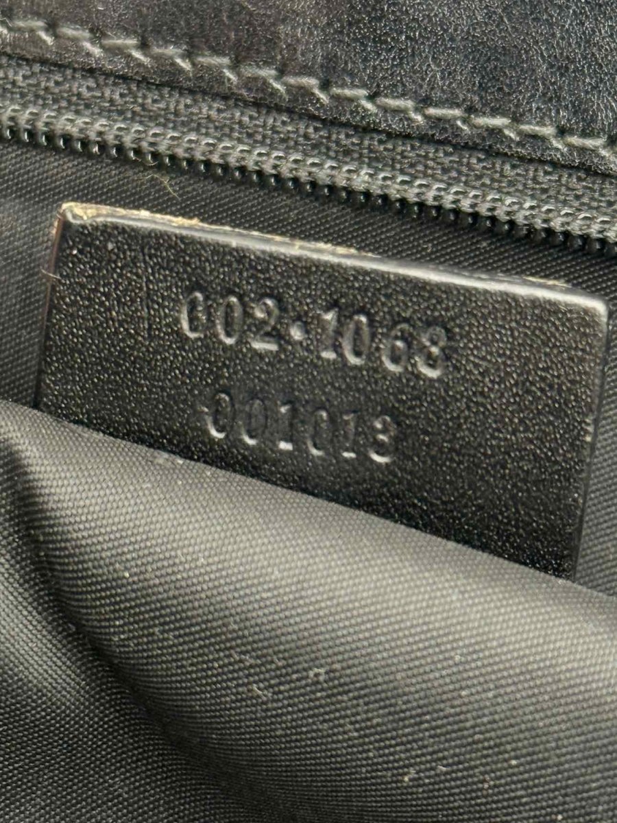 Pre - loved GUCCI Jackie Black GG Shoulder Bag at Reems Closet