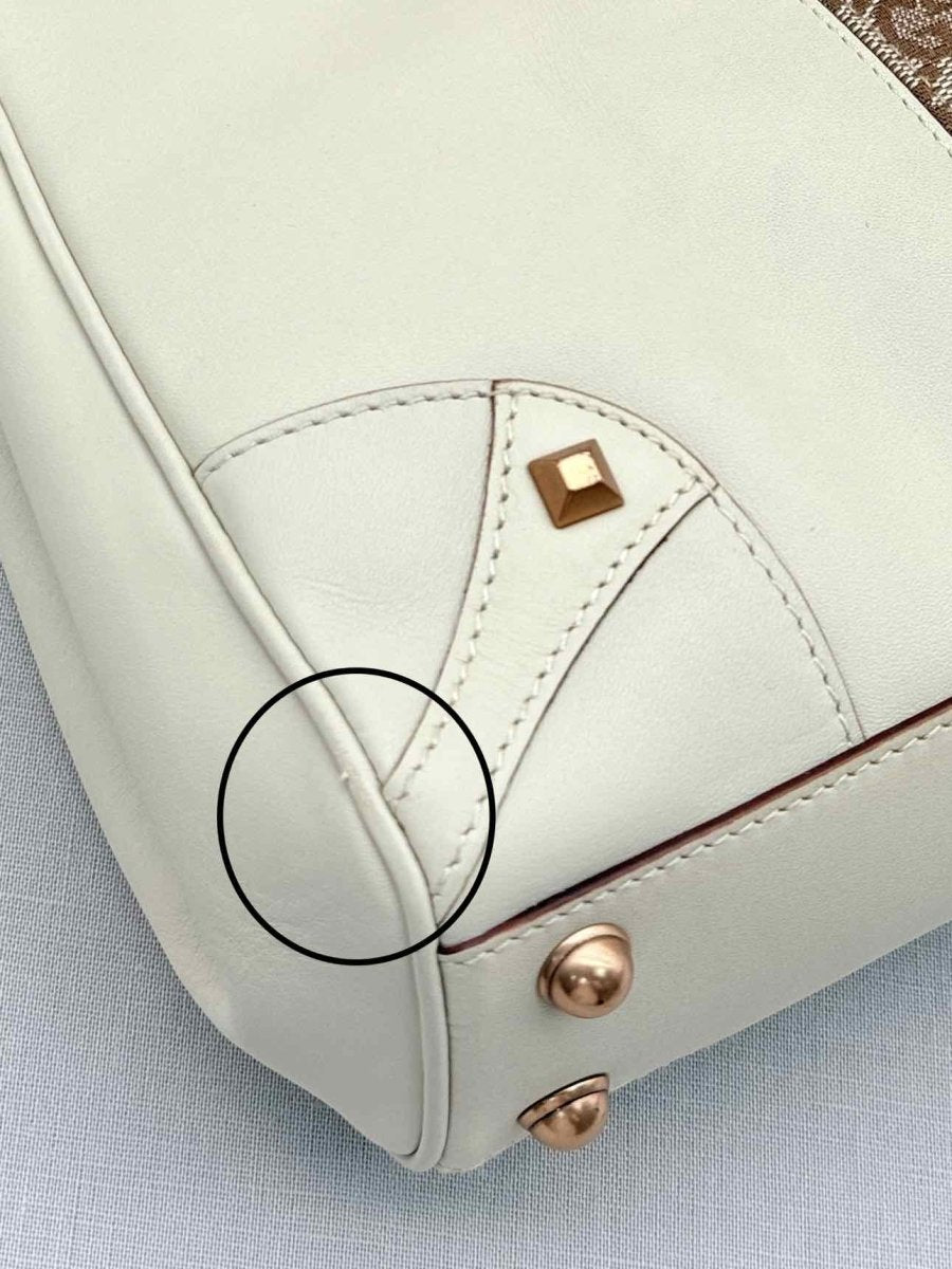 Pre-loved GUCCI Jackie Nailhead Beige GG Hobo bag at Reems Closet