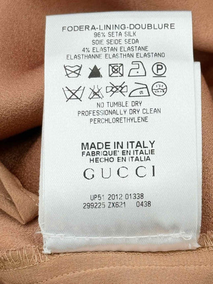 Pre - loved GUCCI Jogger Peach Size US 6 Pants at Reems Closet