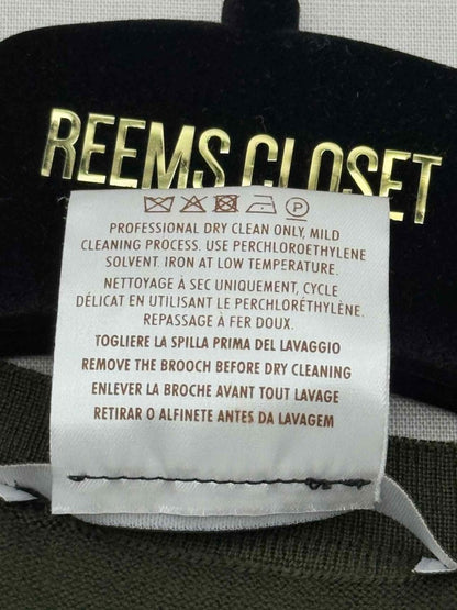 Pre - loved GUCCI Khaki Size Medium Cardigan at Reems Closet