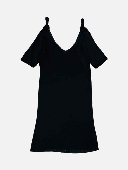 Pre - loved GUCCI Knit Black Knee Length Dress at Reems Closet