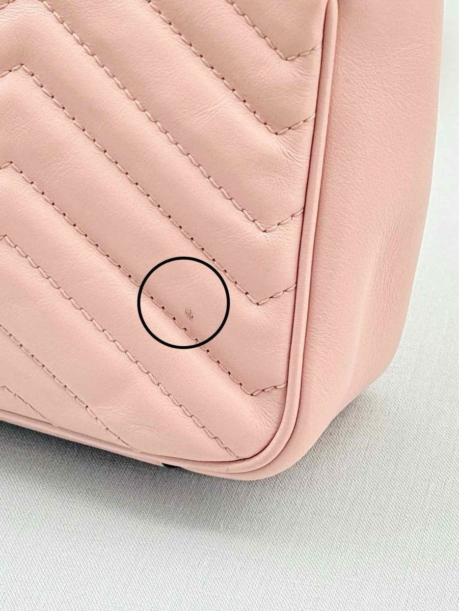 Pre - loved GUCCI Marmont Pale Pink Shoulder Bag at Reems Closet