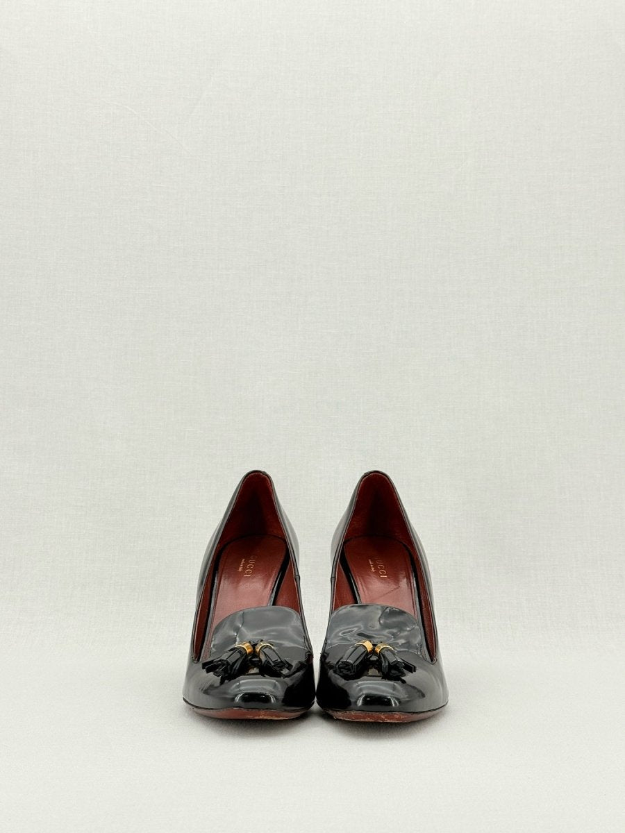 Pre - loved GUCCI Mischa Black Size EU 39 Pumps at Reems Closet
