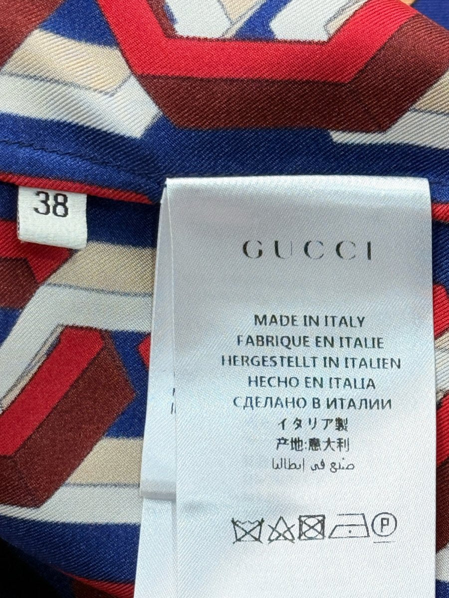 Pre - loved GUCCI Multicolor Mini Web Chain Size US 2 Shirt at Reems Closet
