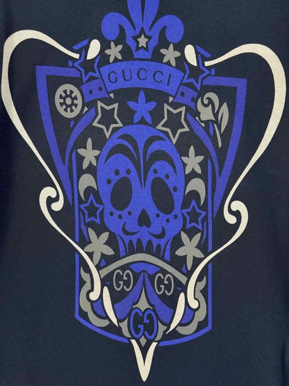 Pre - loved GUCCI Navy Blue Size Small T-shirt at Reems Closet