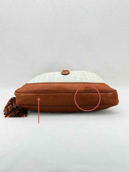 Pre - loved GUCCI New Jackie Blue & Brown GG Hobo bag at Reems Closet