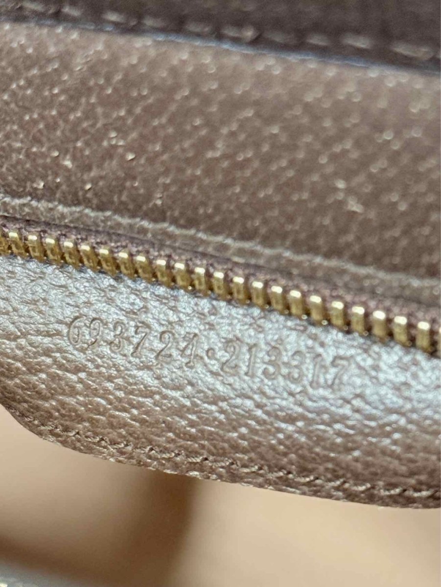 Pre - loved GUCCI Ophidia Beige & Brown GG Supreme Tote Bag at Reems Closet