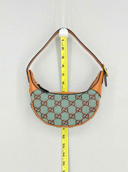 Pre - loved GUCCI Ophidia Blue GG Supreme Hobo bag at Reems Closet