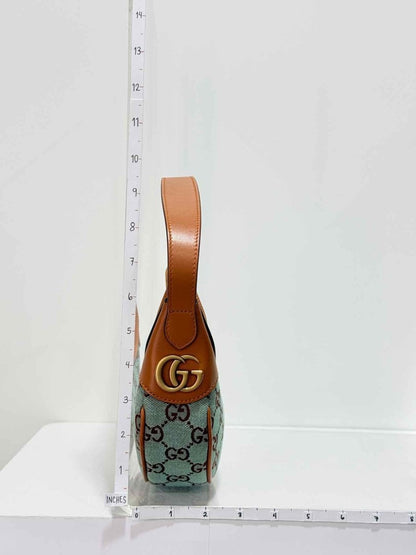 Pre - loved GUCCI Ophidia Blue GG Supreme Hobo bag at Reems Closet
