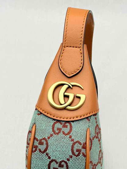 Pre - loved GUCCI Ophidia Blue GG Supreme Hobo bag at Reems Closet