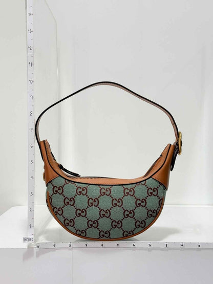 Pre - loved GUCCI Ophidia Blue GG Supreme Hobo bag at Reems Closet