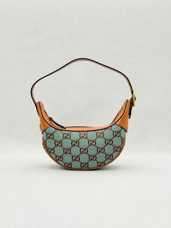 Pre - loved GUCCI Ophidia Blue GG Supreme Hobo bag at Reems Closet