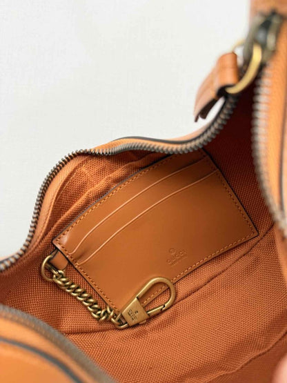 Pre - loved GUCCI Ophidia Blue GG Supreme Hobo bag at Reems Closet