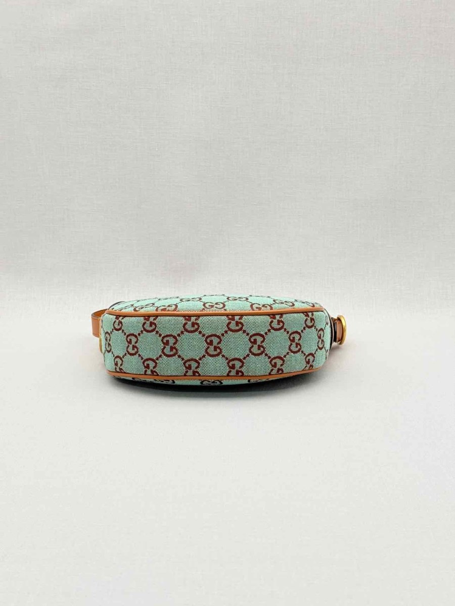Pre - loved GUCCI Ophidia Blue GG Supreme Hobo bag at Reems Closet