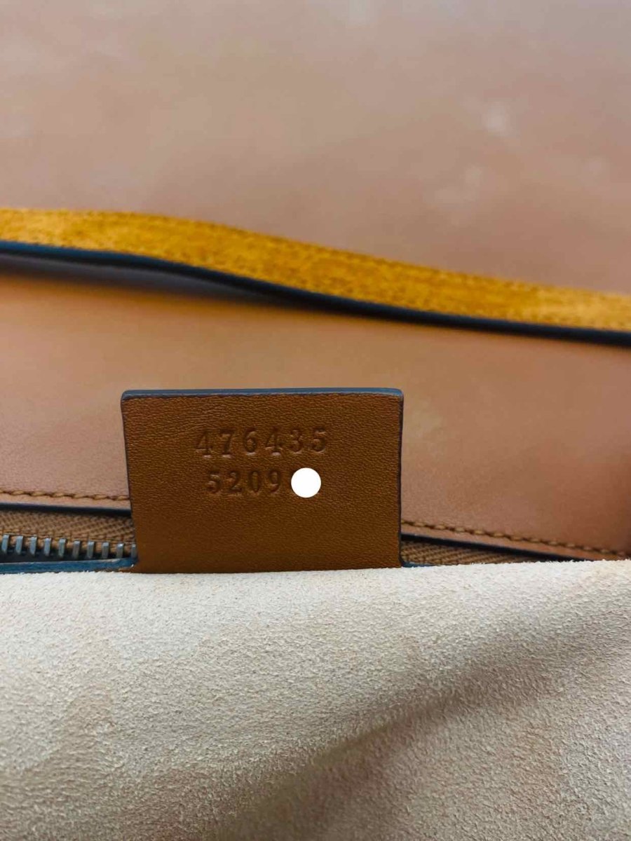 Pre - loved GUCCI Osiride Brown Top Handle at Reems Closet