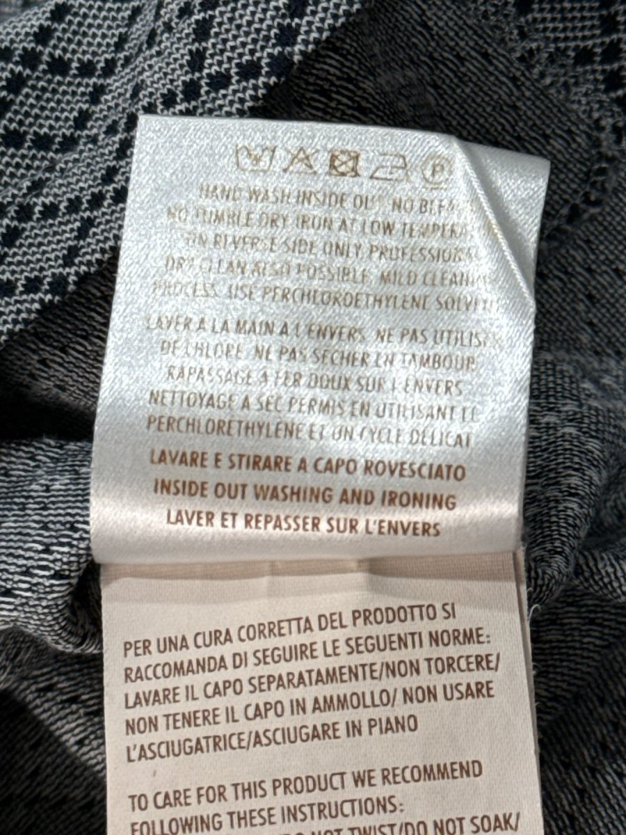 Pre - loved GUCCI Polo Navy Blue Diamante Size XSmall T-shirt at Reems Closet