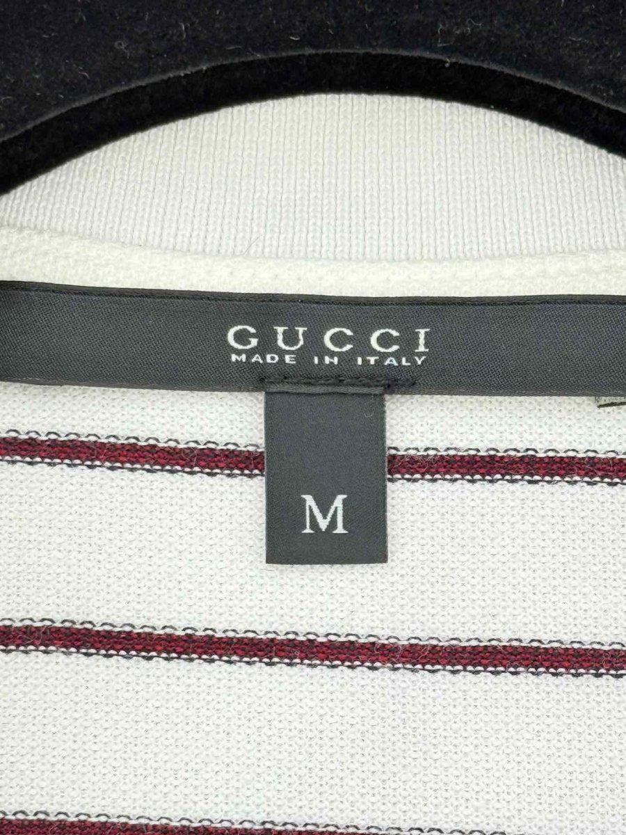 Pre - loved GUCCI Polo White w/ Red Size Medium Short Dress at Reems Closet