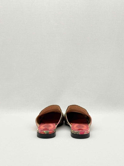 Pre-loved GUCCI Princetown Brown Multicolor Size EU 35.5 Mules at Reems Closet