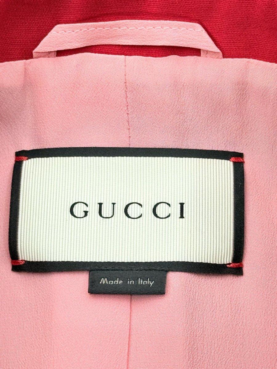Pre - loved GUCCI Red Size US 0 Jacket at Reems Closet