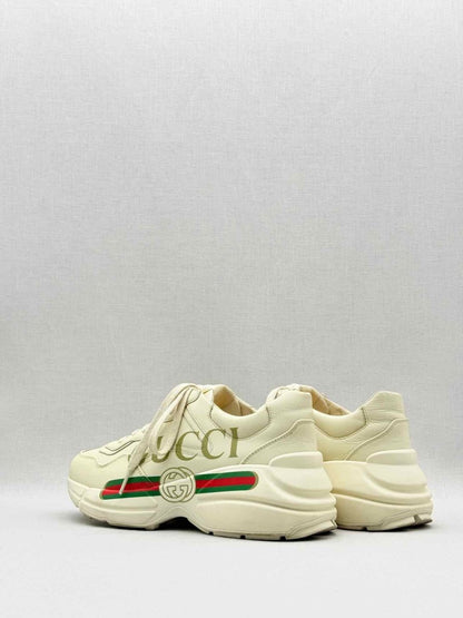 Pre - loved GUCCI Rython Beige Size EU 38 Sneakers at Reems Closet