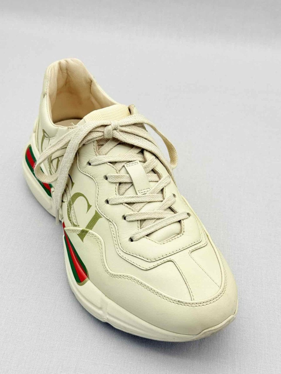 Pre - loved GUCCI Rython Beige Size EU 38 Sneakers at Reems Closet