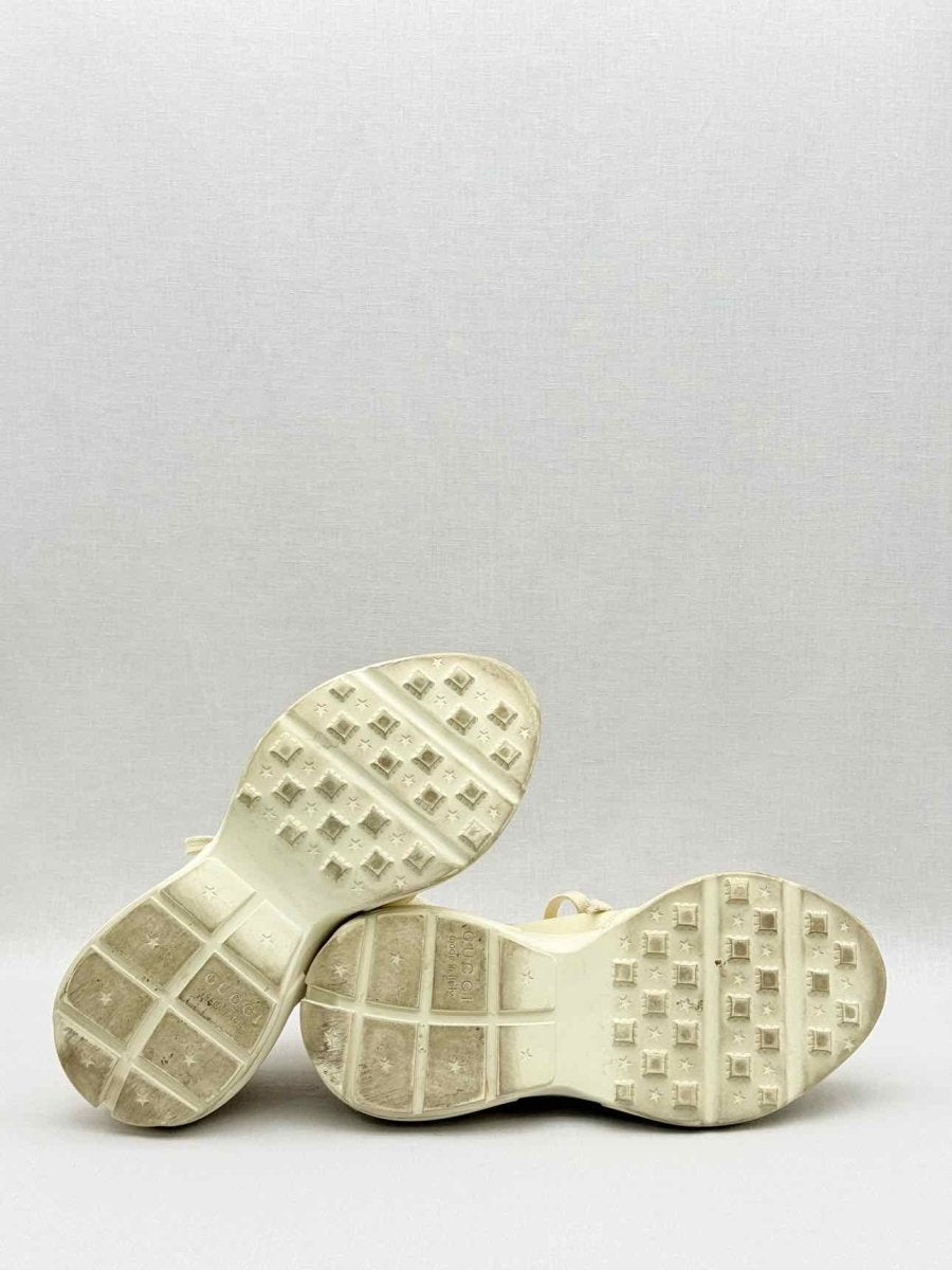 Pre - loved GUCCI Rython Beige Size EU 38 Sneakers at Reems Closet