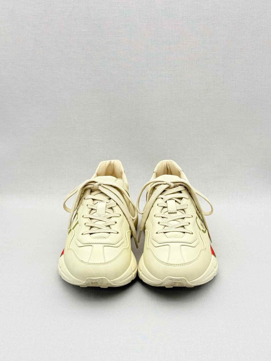 Pre - loved GUCCI Rython Beige Size EU 38 Sneakers at Reems Closet