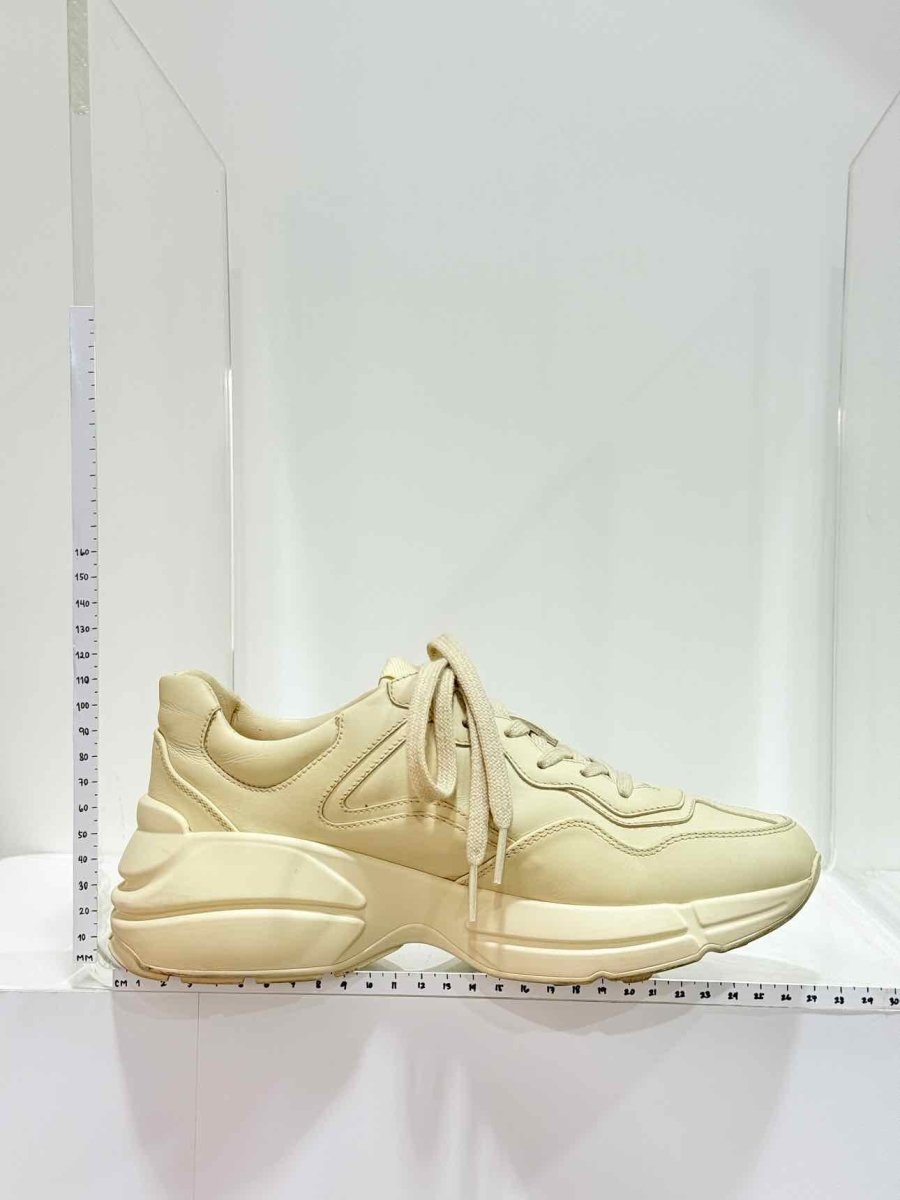 Pre - loved GUCCI Rython Beige Size EU 38 Sneakers at Reems Closet