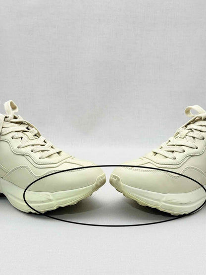 Pre - loved GUCCI Rython Off - white Size EU 38.5 Sneakers at Reems Closet