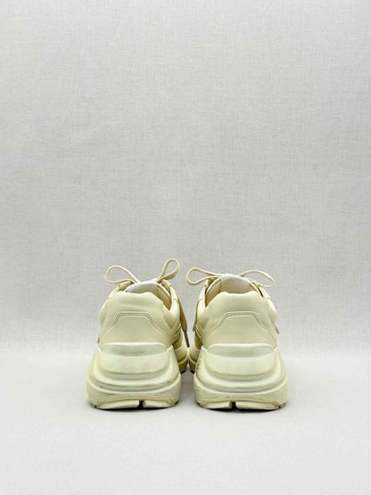 Pre - loved GUCCI Rython Off - white Size EU 38.5 Sneakers at Reems Closet