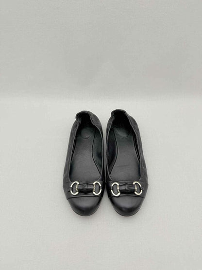Pre-loved GUCCI Scrunch Black Size EU 37 Ballet Flats at Reems Closet