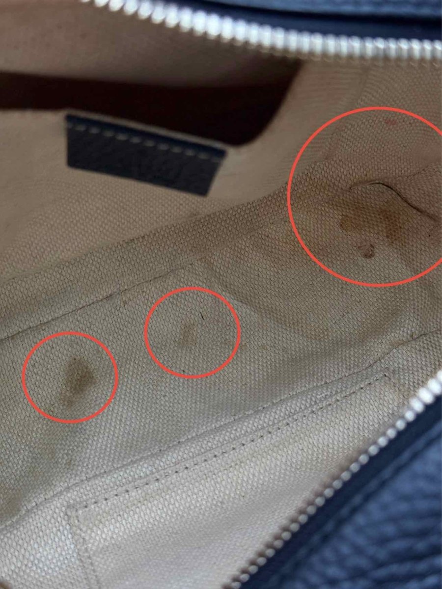 Pre - loved GUCCI Soho Disco Black GG Crossbody at Reems Closet