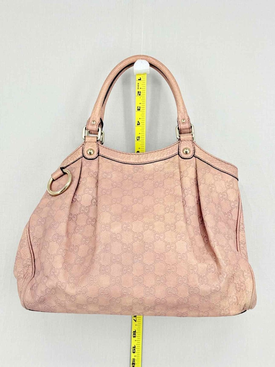 Pre - loved GUCCI Sukey Old Rose GG Tote Bag at Reems Closet