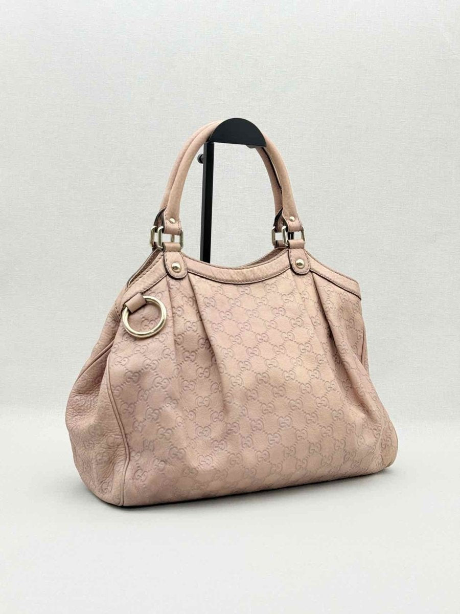 Pre - loved GUCCI Sukey Old Rose GG Tote Bag at Reems Closet