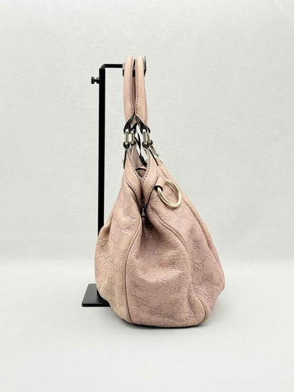 Pre - loved GUCCI Sukey Old Rose GG Tote Bag at Reems Closet