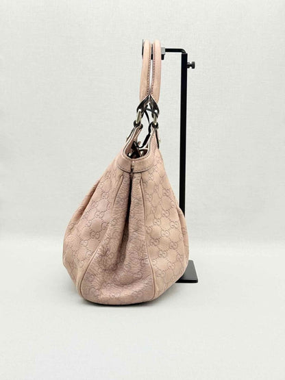 Pre - loved GUCCI Sukey Old Rose GG Tote Bag at Reems Closet