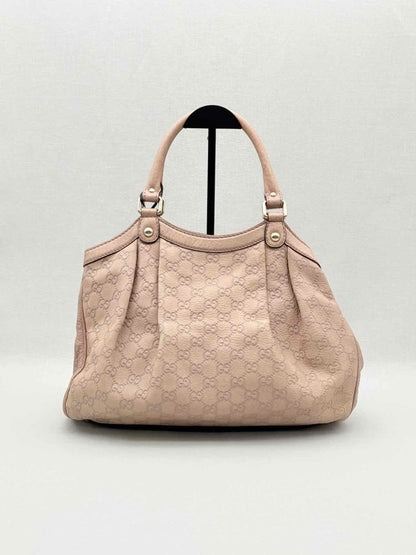 Pre - loved GUCCI Sukey Old Rose GG Tote Bag at Reems Closet
