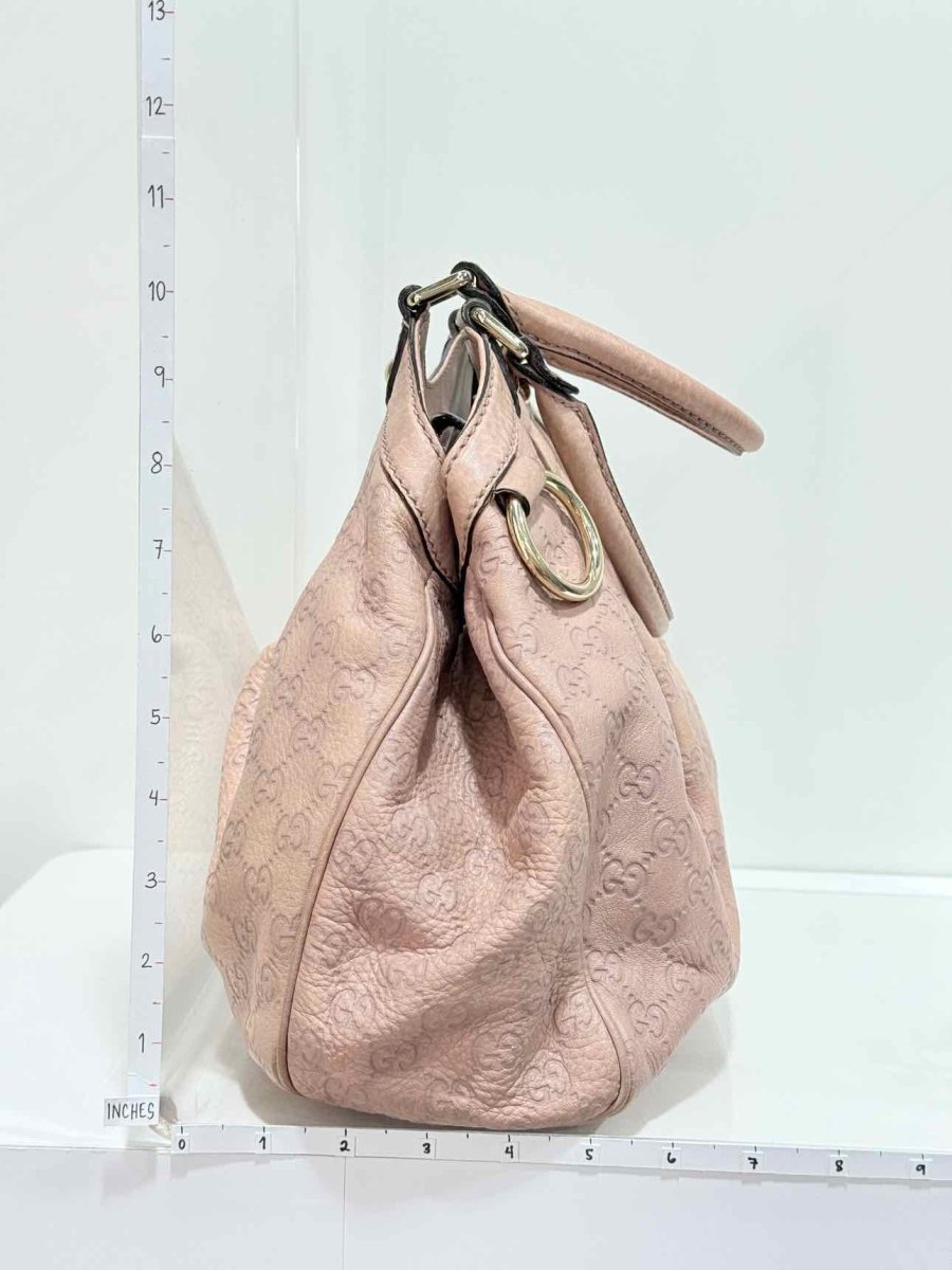 Pre - loved GUCCI Sukey Old Rose GG Tote Bag at Reems Closet