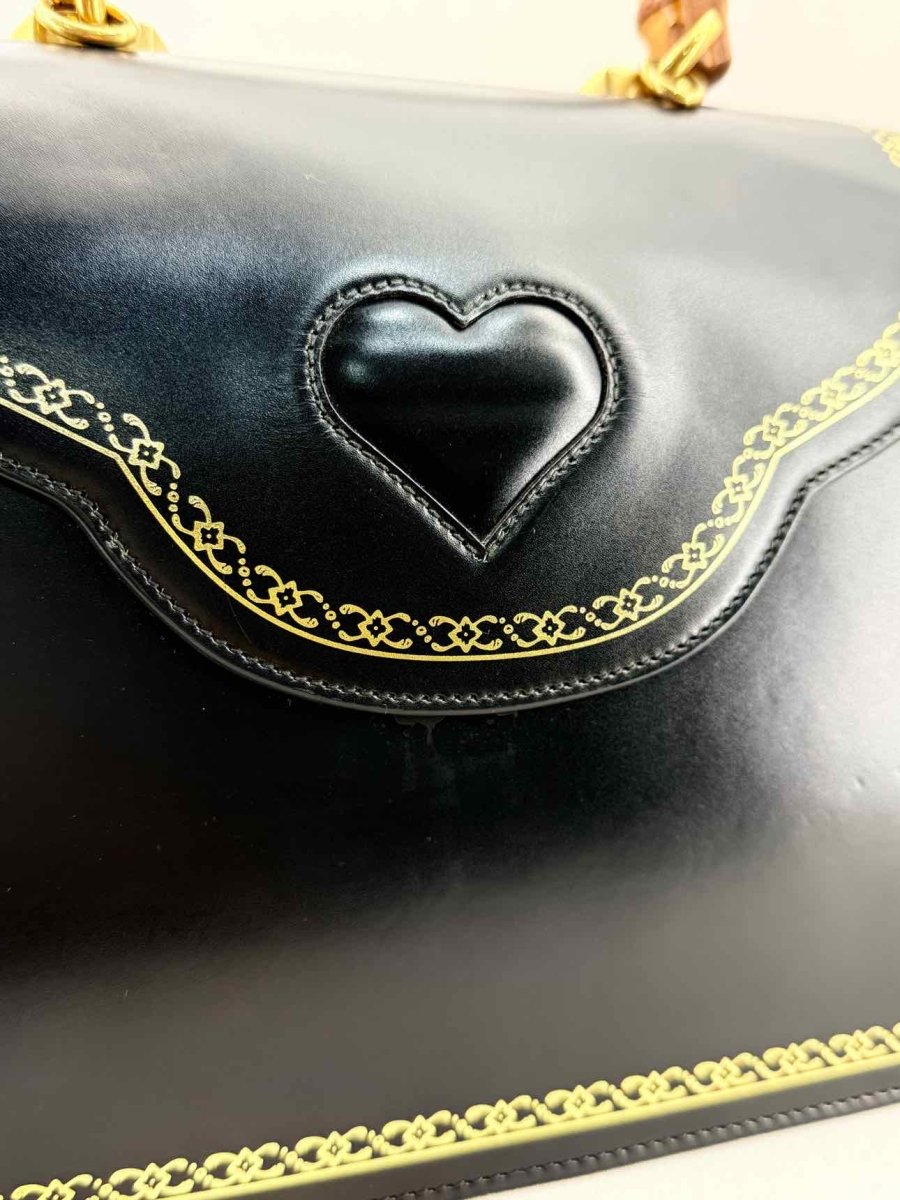 Pre - loved GUCCI Tiara Black Tiger Top Handle at Reems Closet