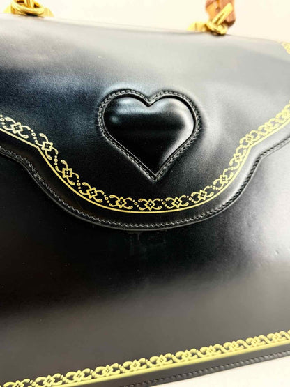 Pre - loved GUCCI Tiara Black Tiger Top Handle at Reems Closet