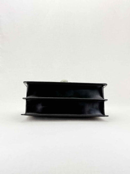 Pre - loved GUCCI Tiara Black Tiger Top Handle at Reems Closet