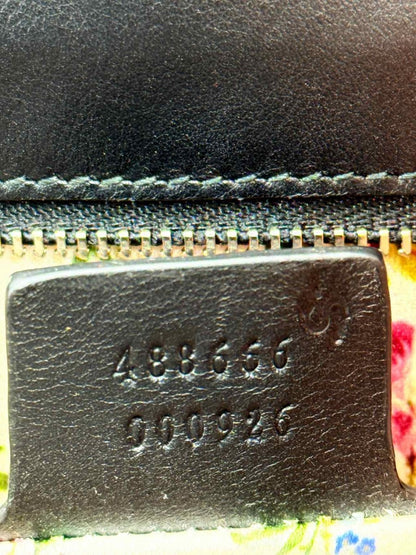 Pre - loved GUCCI Tiara Black Tiger Top Handle at Reems Closet