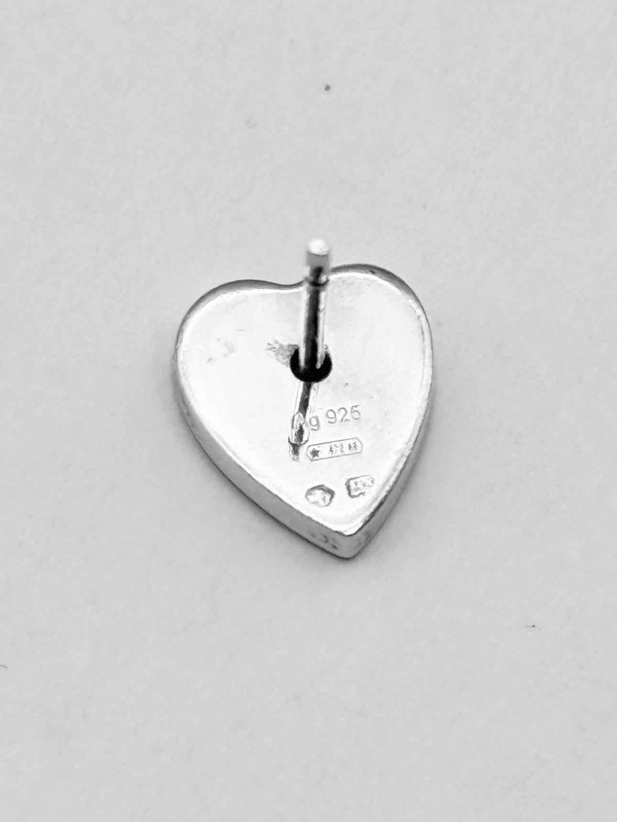 Pre-loved GUCCI Trademark Heart-Shaped Earrings at Reems Closet