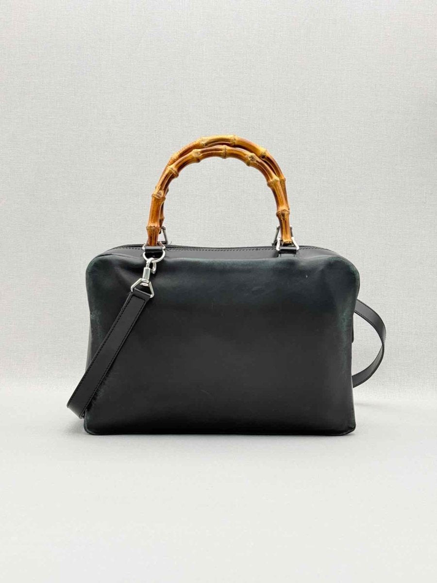 Pre-loved GUCCI Vintage Black Top Handle at Reems Closet