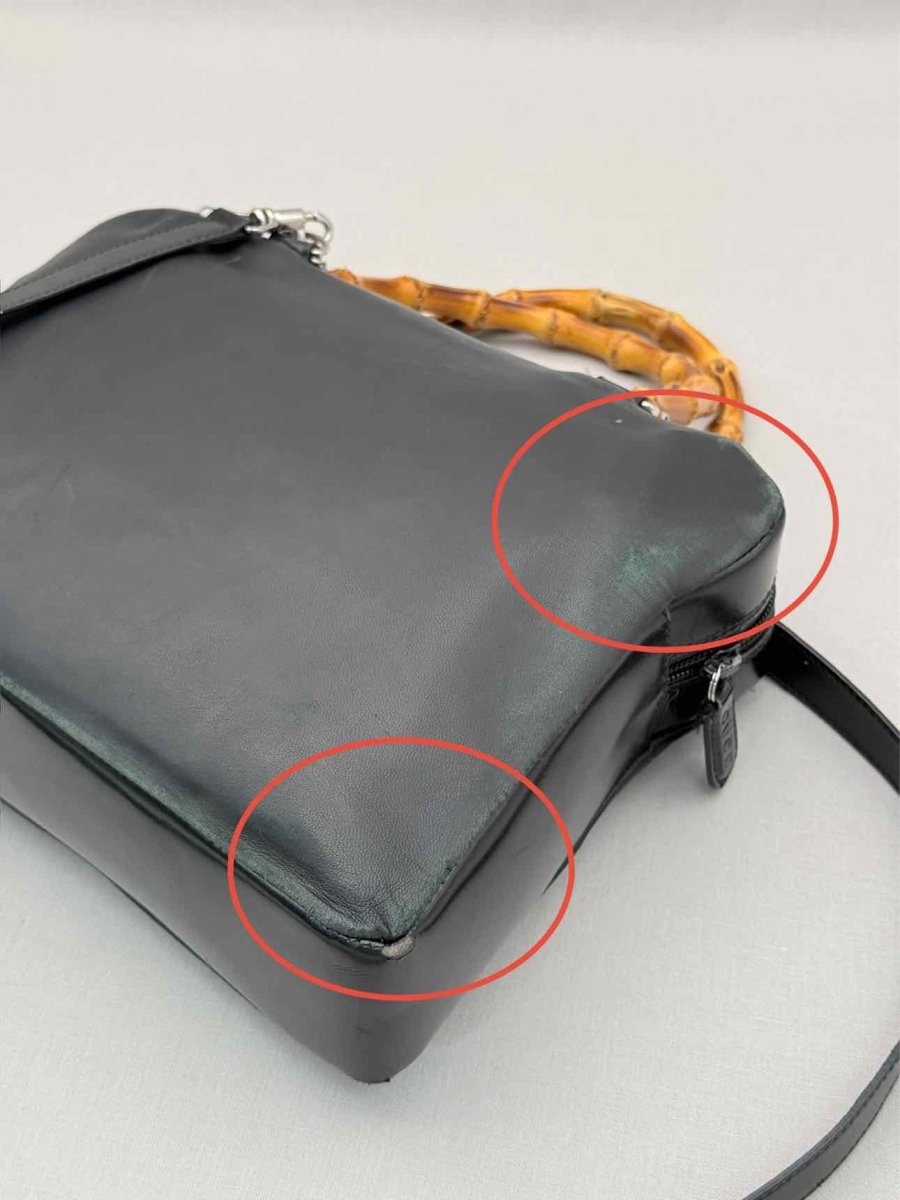 Pre-loved GUCCI Vintage Black Top Handle at Reems Closet
